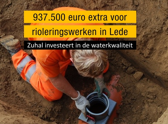Minister Demir investeert 937.500 euro in rioleringen in Lede